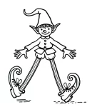 coloriage Lutin Farceur pour enfant