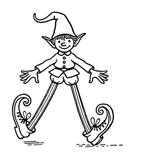 coloriage Lutin Farceur pour enfant