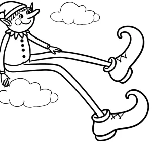 télécharger coloriage Lutin Farceur gratuit