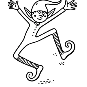 coloriage Lutin Farceur pour enfants a imprimer gratuit