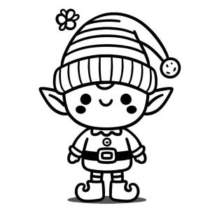 image de coloriage Lutin Farceur pour enfant