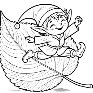 coloriage Lutin Farceur pour enfant