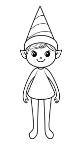 coloriage Lutin Farceur pour enfant de 2 ans