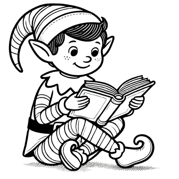 Tranh tô màu Lutin Farceur