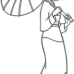télécharger coloriage Mulan gratuit