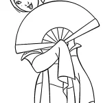 coloriage Mulan pour primaire