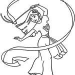 coloriage Mulan a dessiner et imprimer
