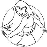 coloriage Mulan pour enfant a imprimer gratuit