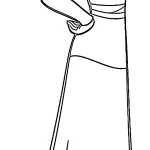 coloriage Mulan gratuit pour enfants