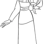 coloriage Mulan pour enfants