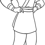 coloriage Mulan à imprimer
