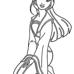 coloriage Mulan gratuit pour enfants