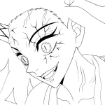 coloriage Nezuko a dessiner en ligne
