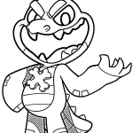 coloriage Nightmare Critters pour enfants à imprimer