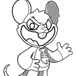 coloriage Nightmare Critters à imprimer kawaii
