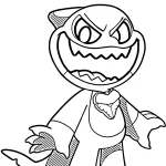 coloriage Nightmare Critters à imprimer pour enfant de 2 ans