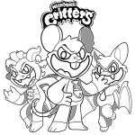 coloriage Nightmare Critters à imprimer pour enfant de 10 ans