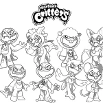 coloriage Nightmare Critters à imprimer gratuit