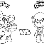 coloriage Nightmare Critters à imprimer pour enfant de 4 ans