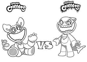 coloriage Nightmare Critters à imprimer pour enfant de 12 ans