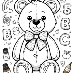 coloriage Nounours pour enfant de 8 ans