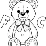 coloriage Nounours pour bebe a imprimer