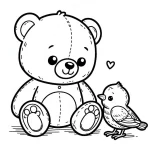 coloriage Nounours a imprimer gratuit
