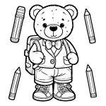 coloriage Nounours a dessiner en ligne