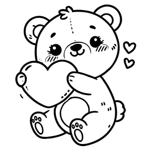 coloriage Nounours à imprimer pdf gratuit