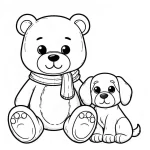 coloriage Nounours a telecharger