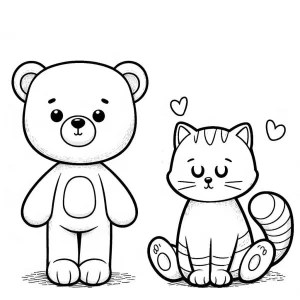 coloriage Nounours en ligne pour enfant