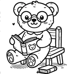 coloriage Nounours a colorier en ligne
