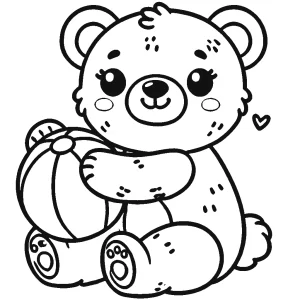 coloriage Nounours gratuit en ligne