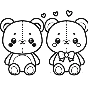coloriage Nounours a dessiner en ligne