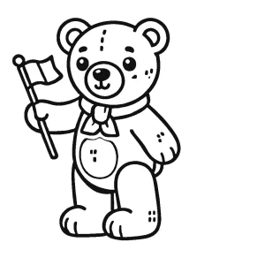 coloriage Nounours a imprimer gratuitement