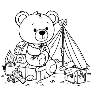 coloriage Nounours a colorier en ligne