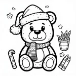 coloriage Nounours à imprimer pdf gratuit