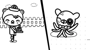 coloriage Octonautes en ligne pour enfant