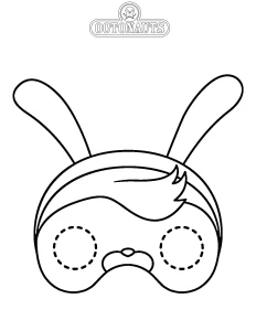 coloriage Octonautes à imprimer pour enfant de 6 ans