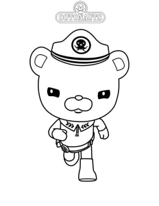 imprimer coloriage Octonautes gratuit