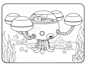 coloriage Octonautes à imprimer gratuit