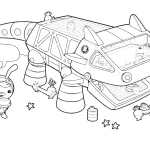 coloriage Octonautes pour bebe a imprimer