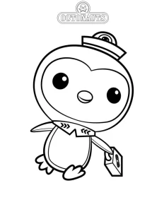 coloriage Octonautes educatif pour enfant