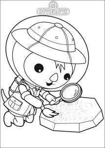 imprimer coloriage Octonautes pour enfant