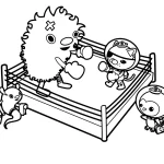 coloriage Octonautes pour enfant de 3 ans