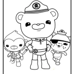 coloriage Octonautes a imprimer gratuit