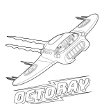 imprimer coloriage Octonautes gratuit