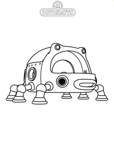 coloriage Octonautes a dessiner et imprimer