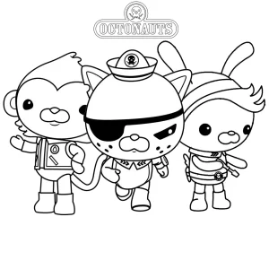 imprimer coloriage Octonautes