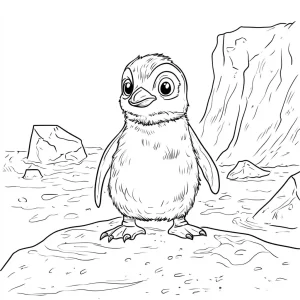 coloriage Pingouin pour enfants